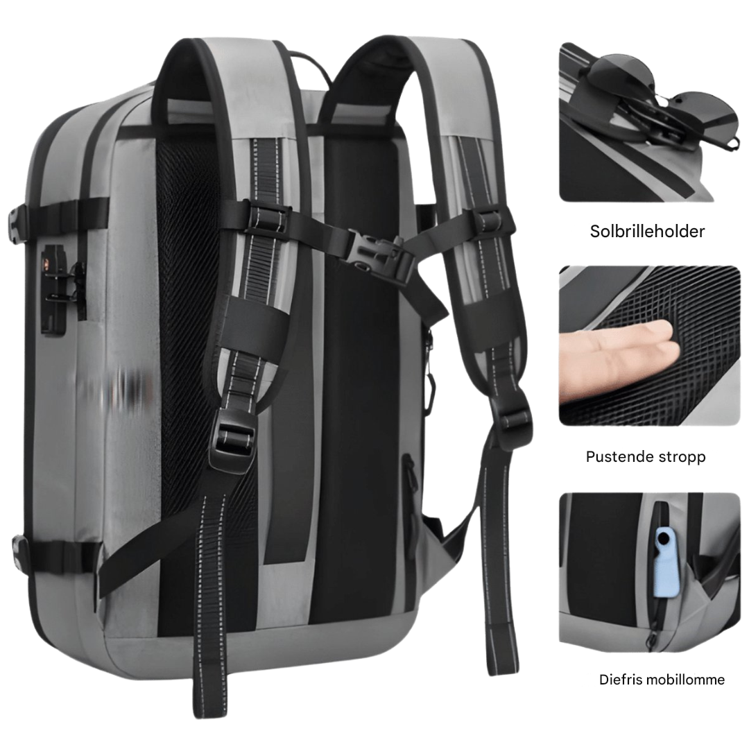 AirPack® | Vacuum Ryggsekk Pro1 – Den Ultimate Reisepartner for Smarte Reisende