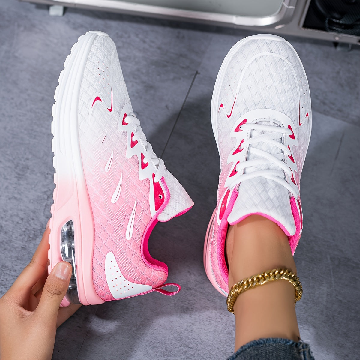 Dame Ortopediske Sneakers – Lettvekt, Støtte Komfort