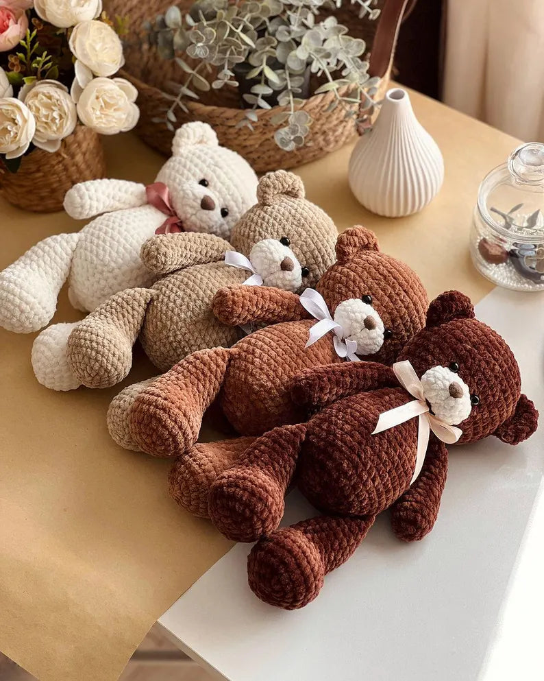 Bamse hekleoppskrift amigurumi