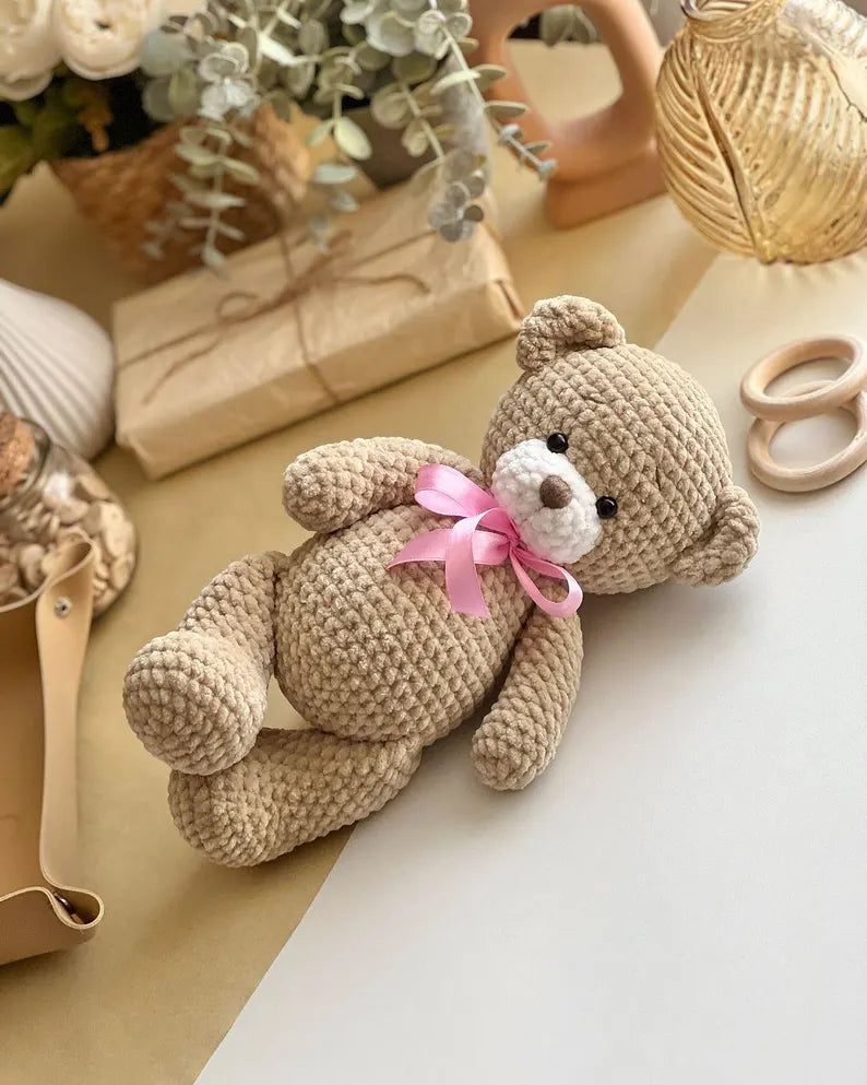 Bamse hekleoppskrift amigurumi