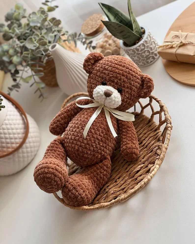 Bamse hekleoppskrift amigurumi