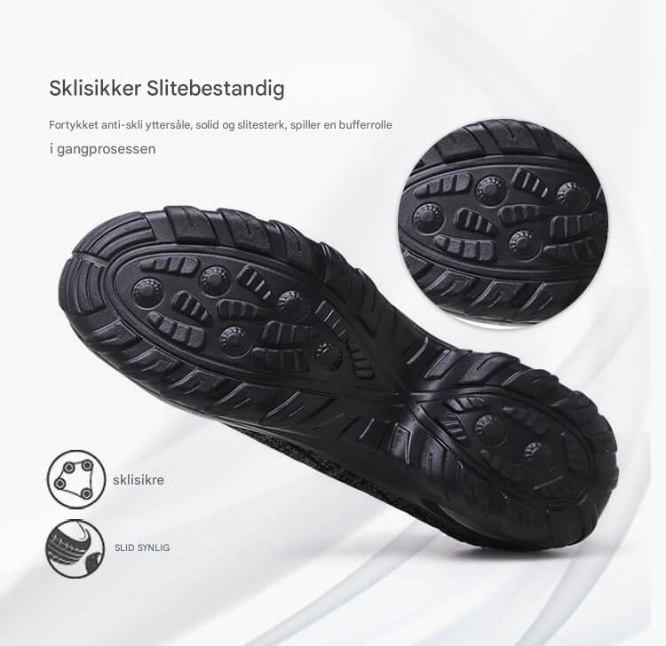 Komfortable Dame Strikkede Slip-On Flats
