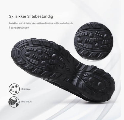 Komfortable Dame Strikkede Slip-On Flats