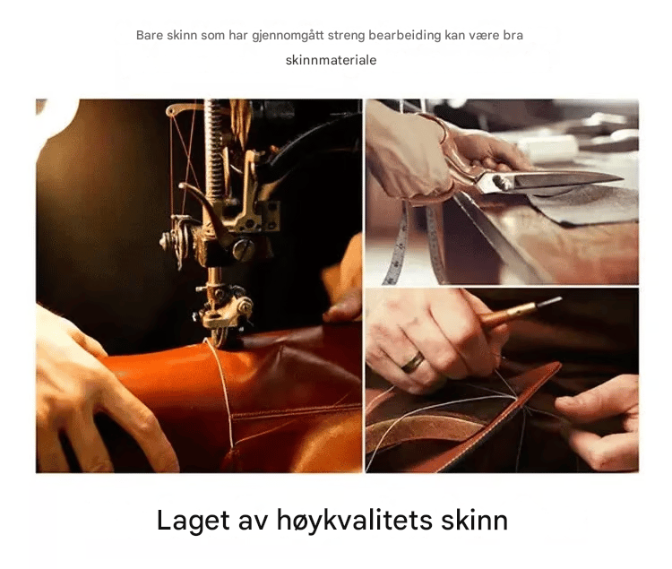 Nyhet! Elegant Mobilveske i Preget Litchiskinn